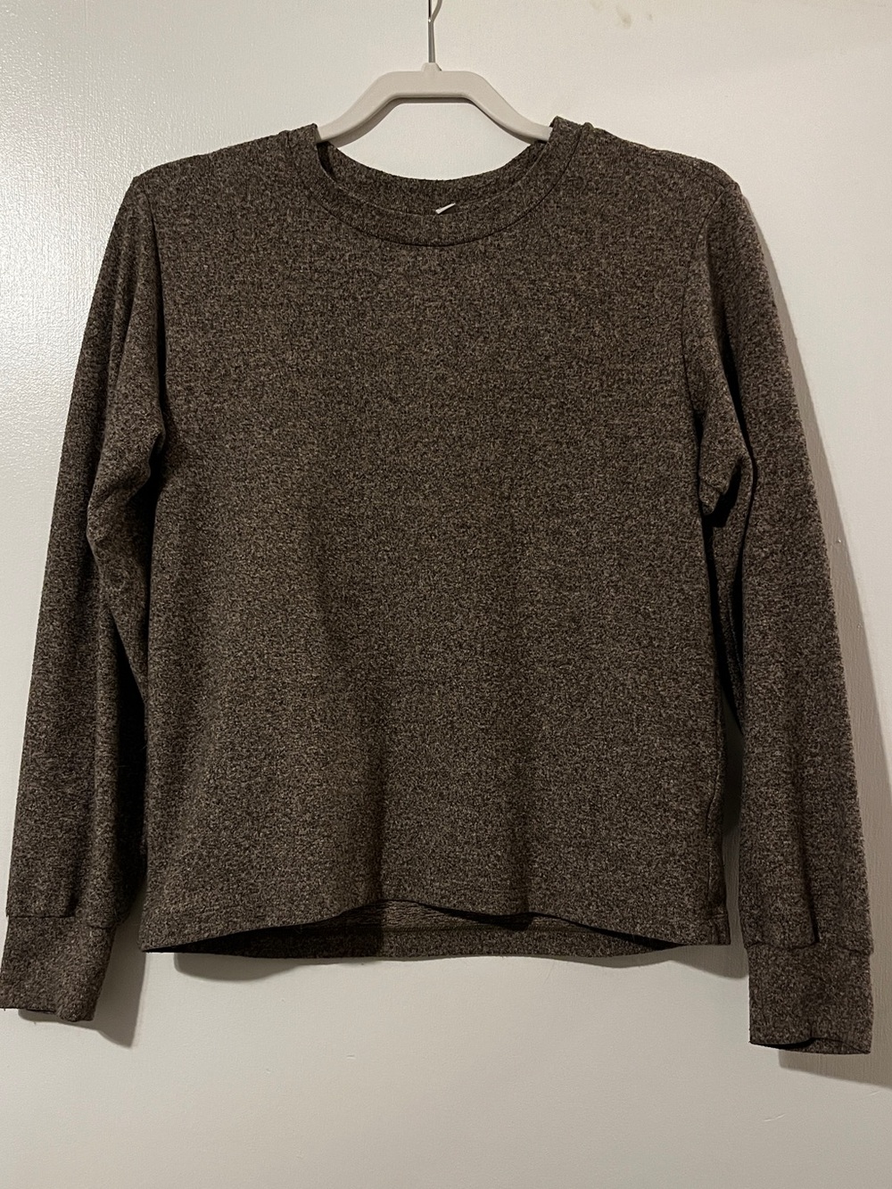 Uniqlo Women’s Crewneck Sweater - Light Brown Heather